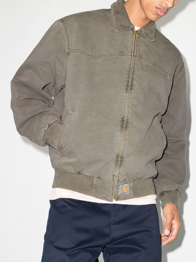 Carhartt logo-patch shirt jacket outlook