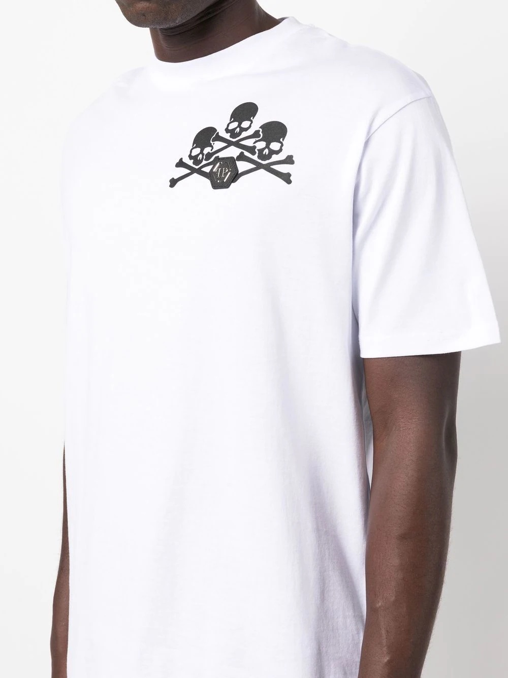 skull-print detail T-shirt - 5