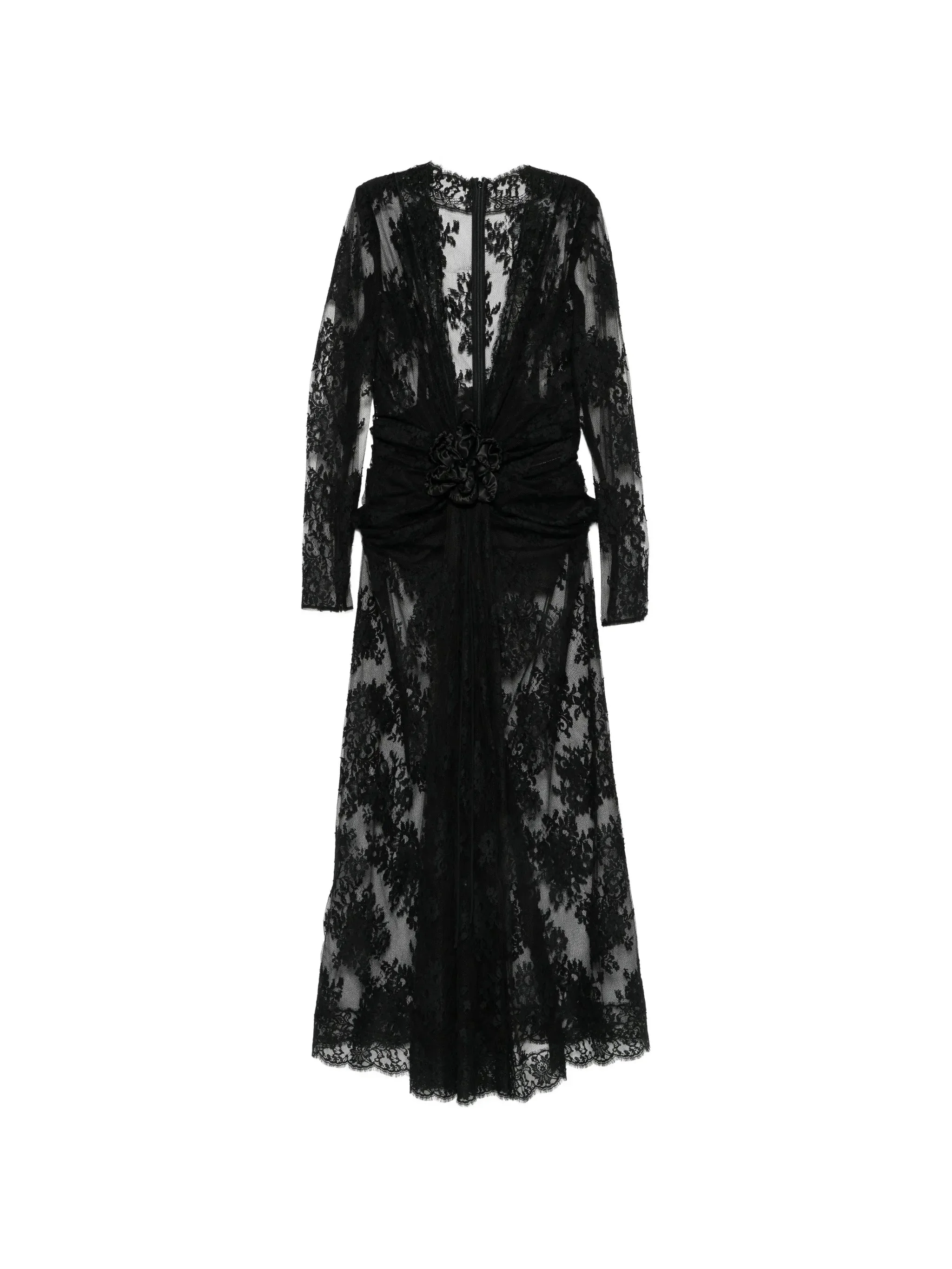 Dolce & Gabbana Floral-lace Floral-appliqué Dress - 1