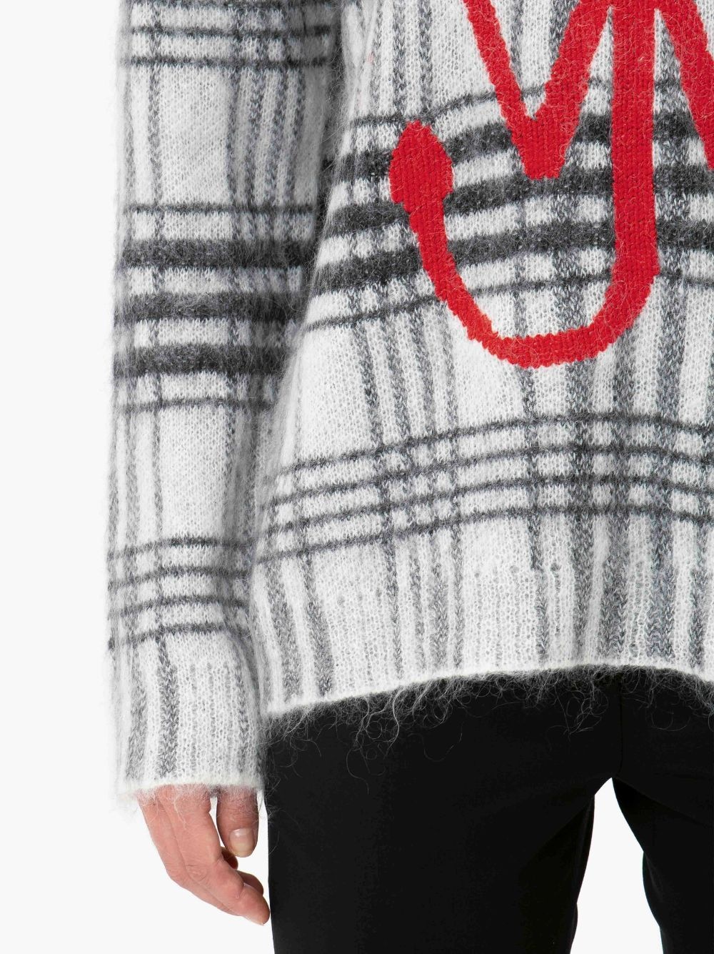 TARTAN CHECK CREWNECK JUMPER - 6