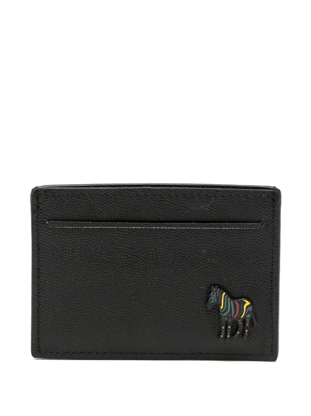 Zebra-patch pebbled cardholder - 1