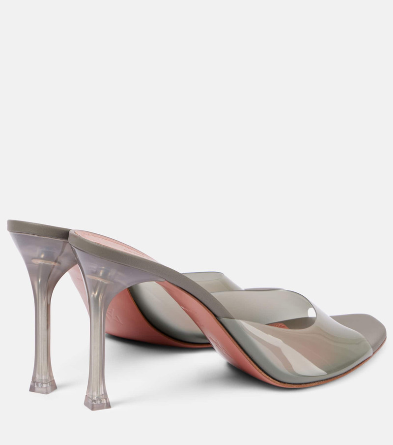 Alexa Glass 95 PVC mules 2