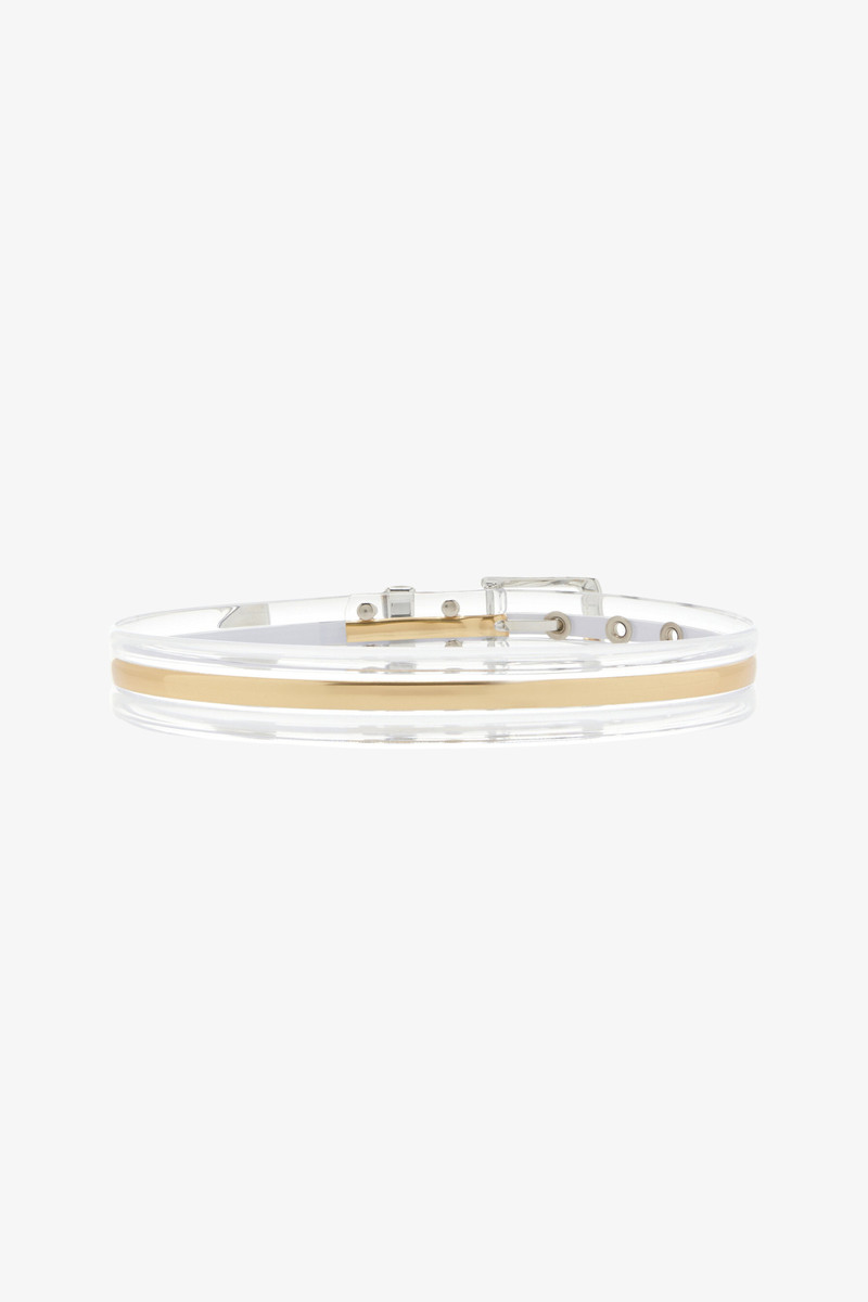 BRANDON MAXWELL The Transluscent Belt in Gold outlook