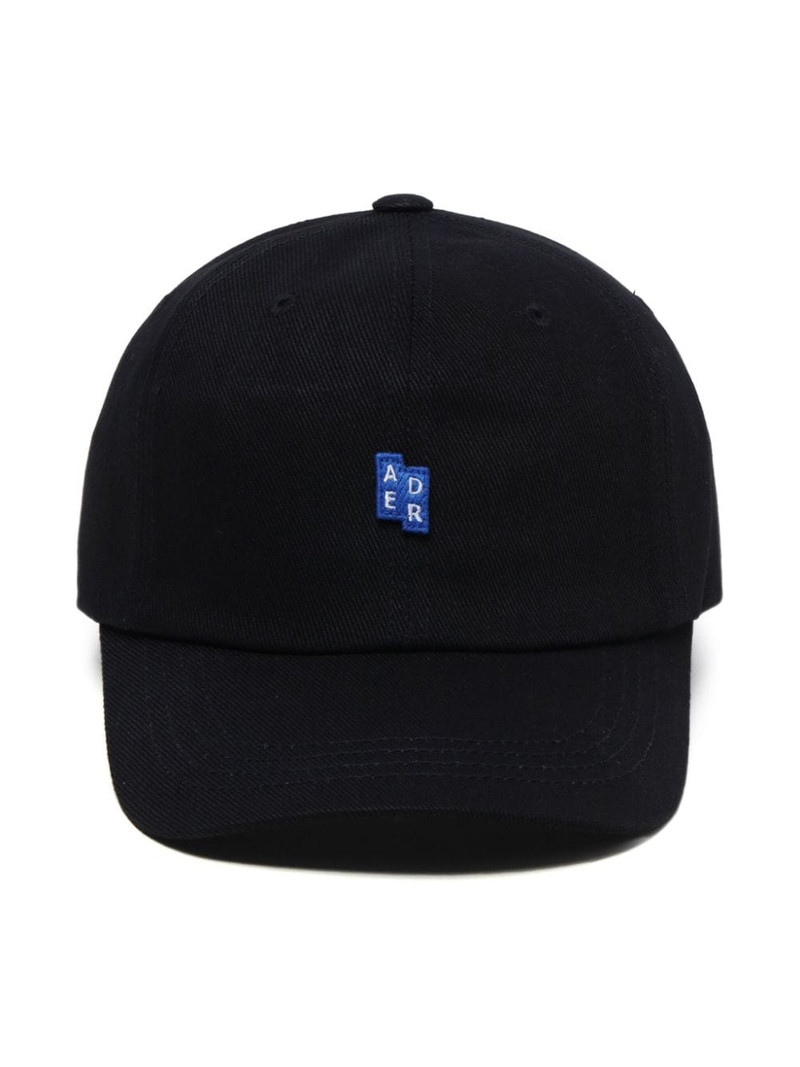 ADER error logo-appliquÃ© denim cap outlook