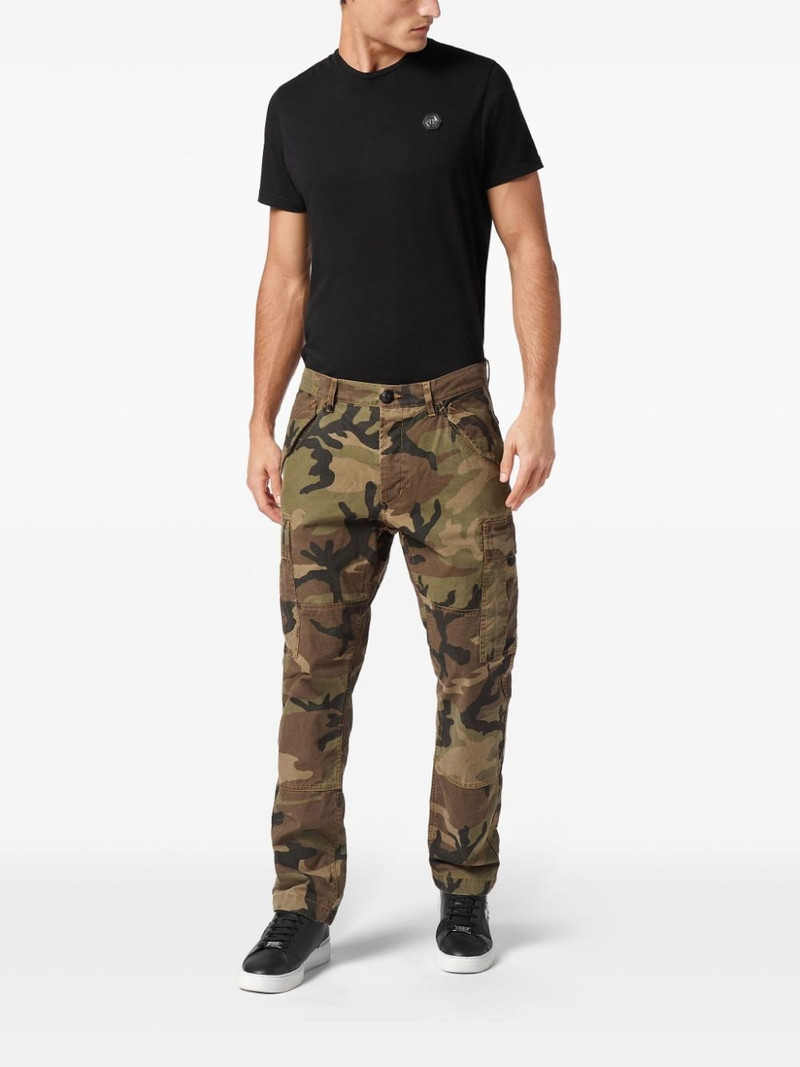 PHILIPP PLEIN camoflage cargo trousers outlook