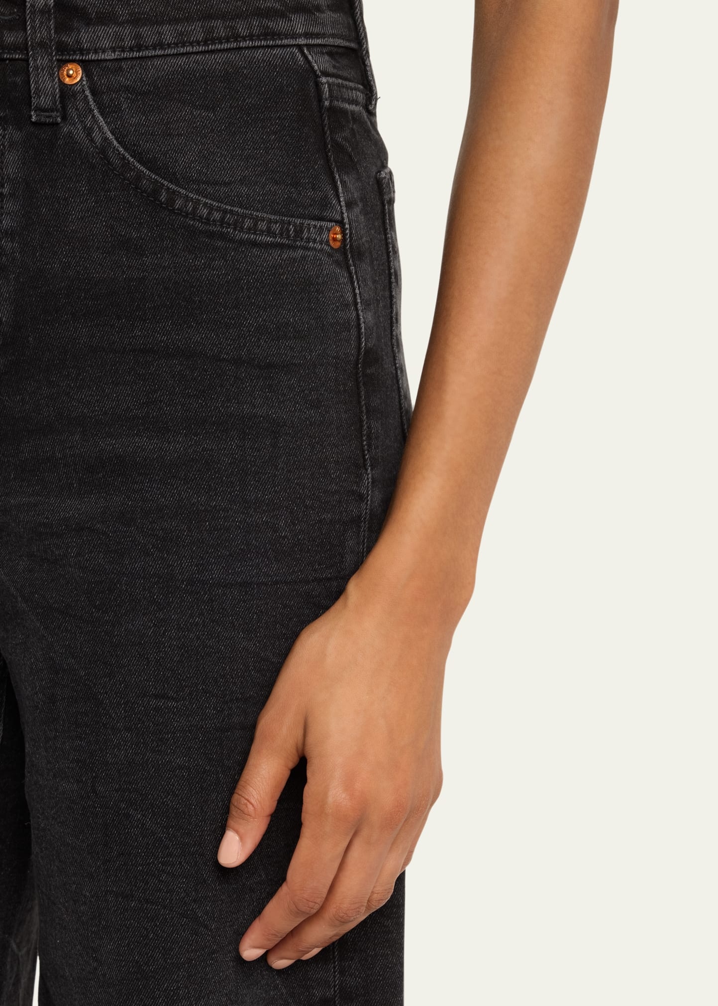 High-Rise Wide Crop Jeans - 5