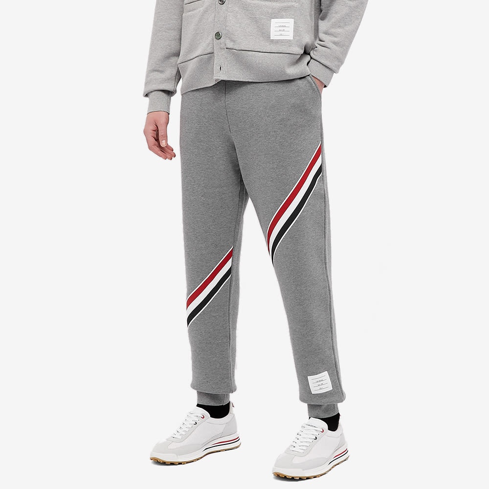 Thom Browne Diagonal Stripe Sweat Pant - 5