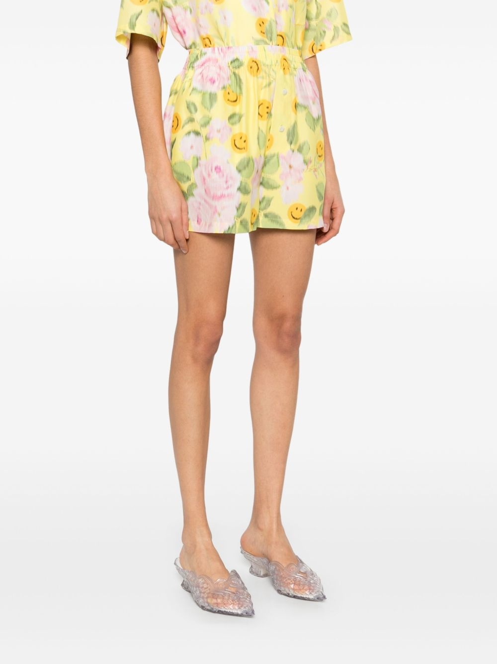 x Smiley floral-print shorts - 3