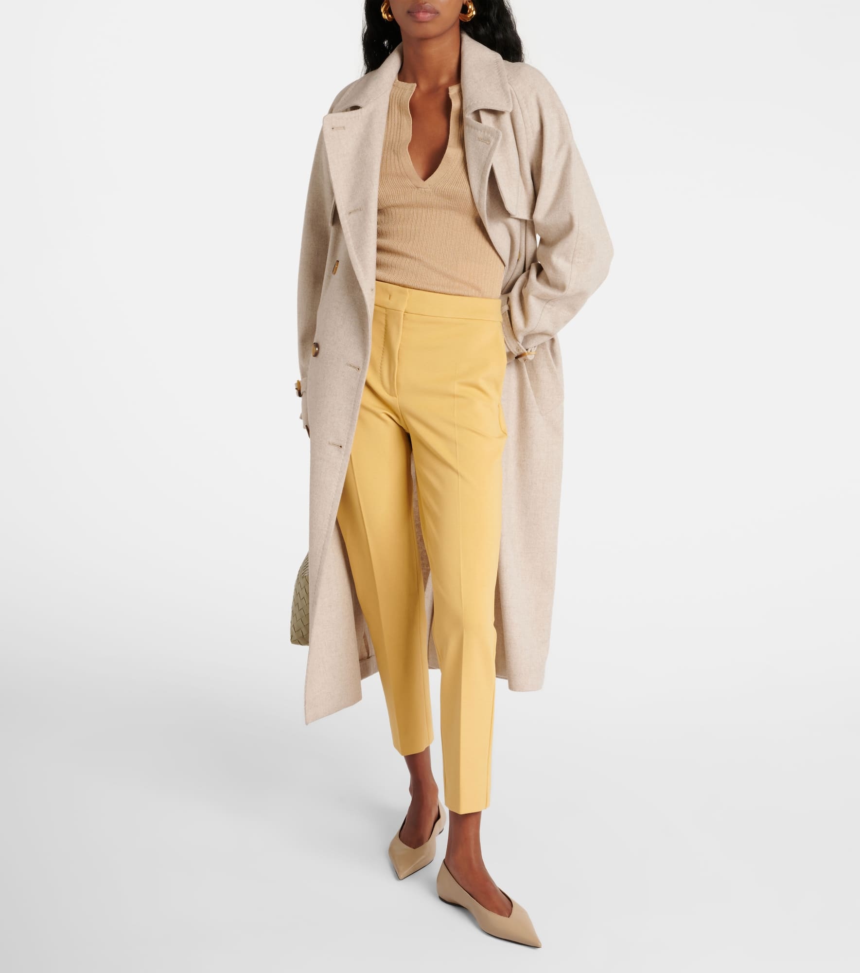 Pegno cropped jersey slim pants - 2