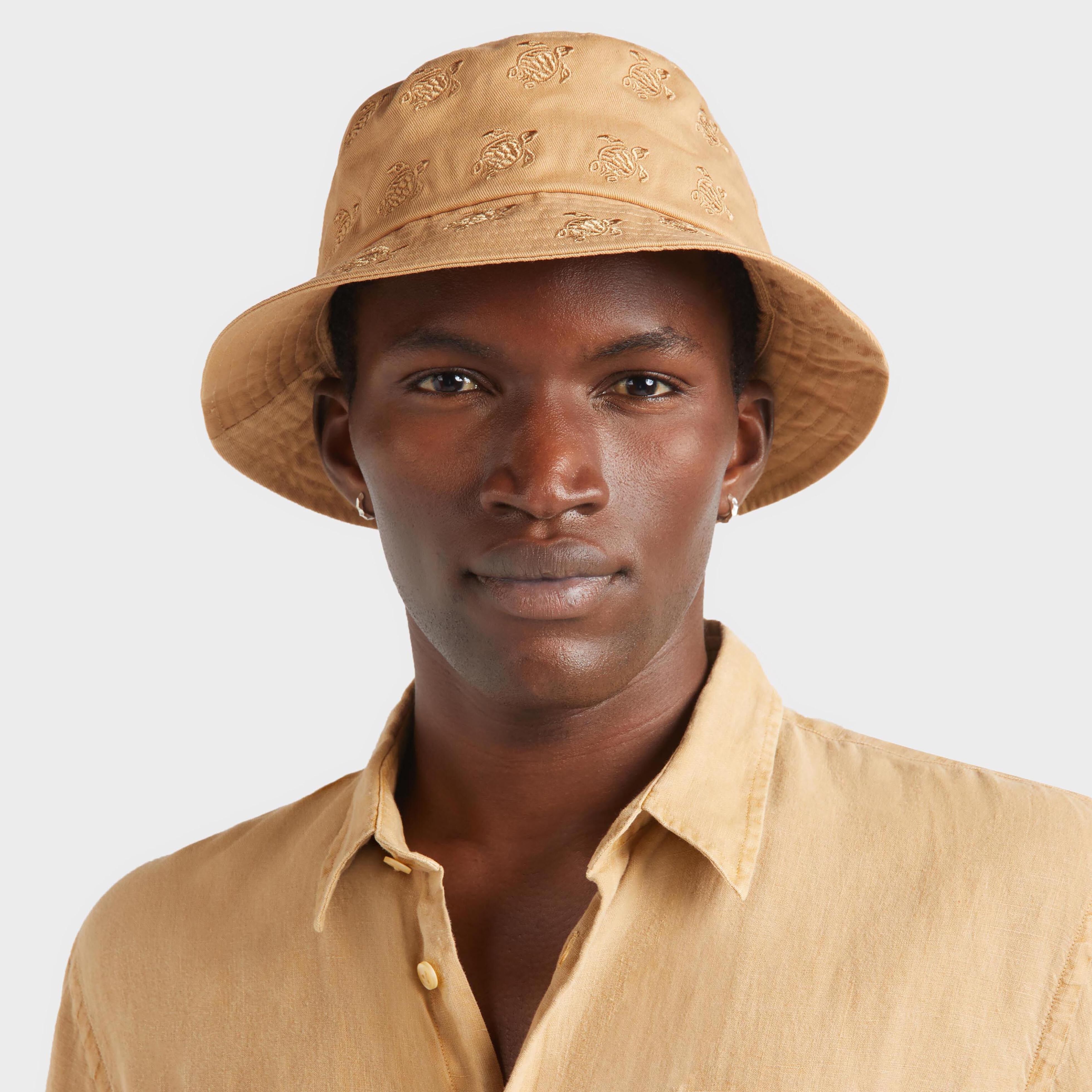 Embroidered Bucket Hat Turtles All Over - 4