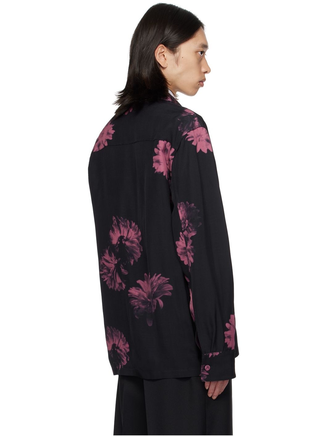 Navy Floral Shirt - 3