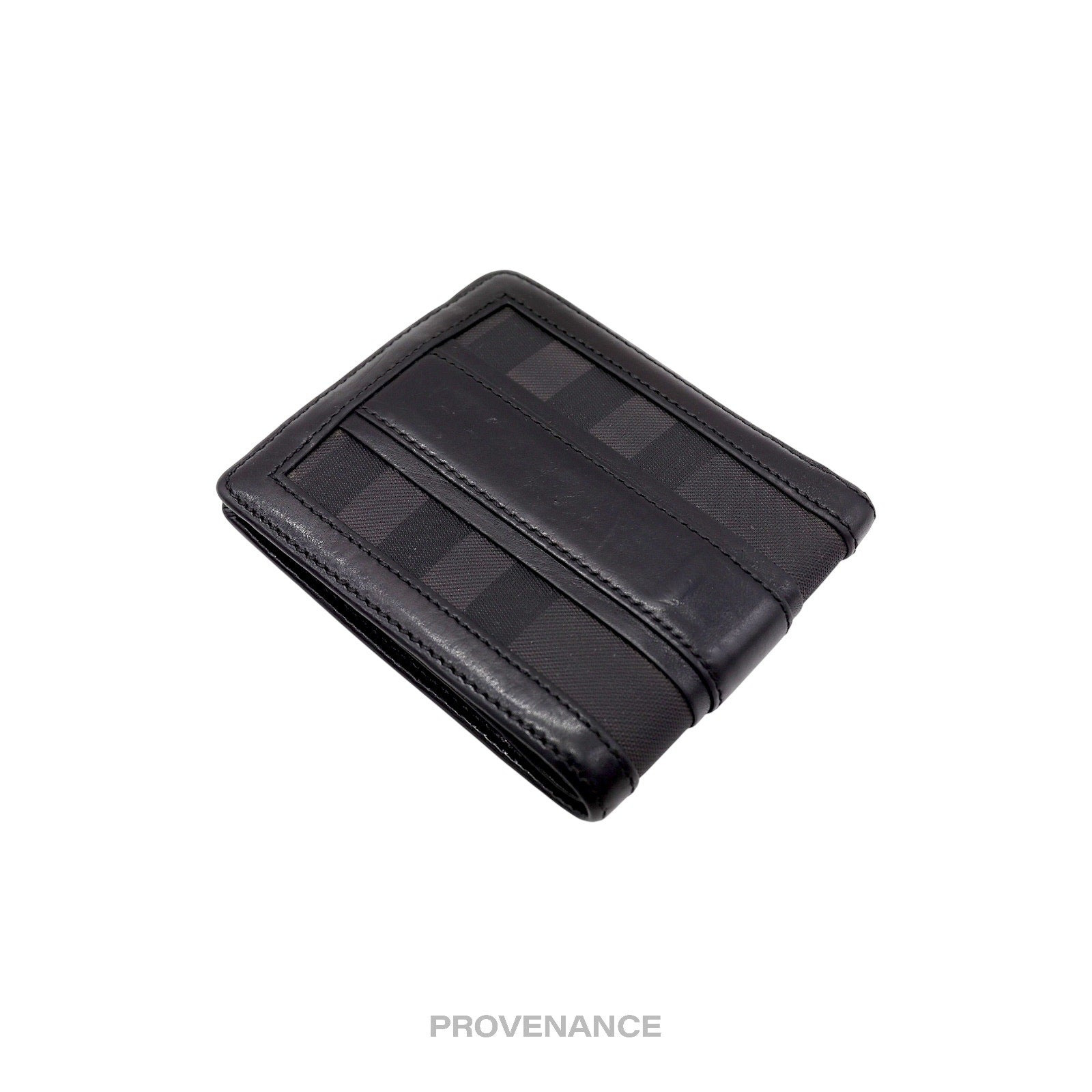 Burberry Bifold Wallet -  London Check Black Charcoal - 3