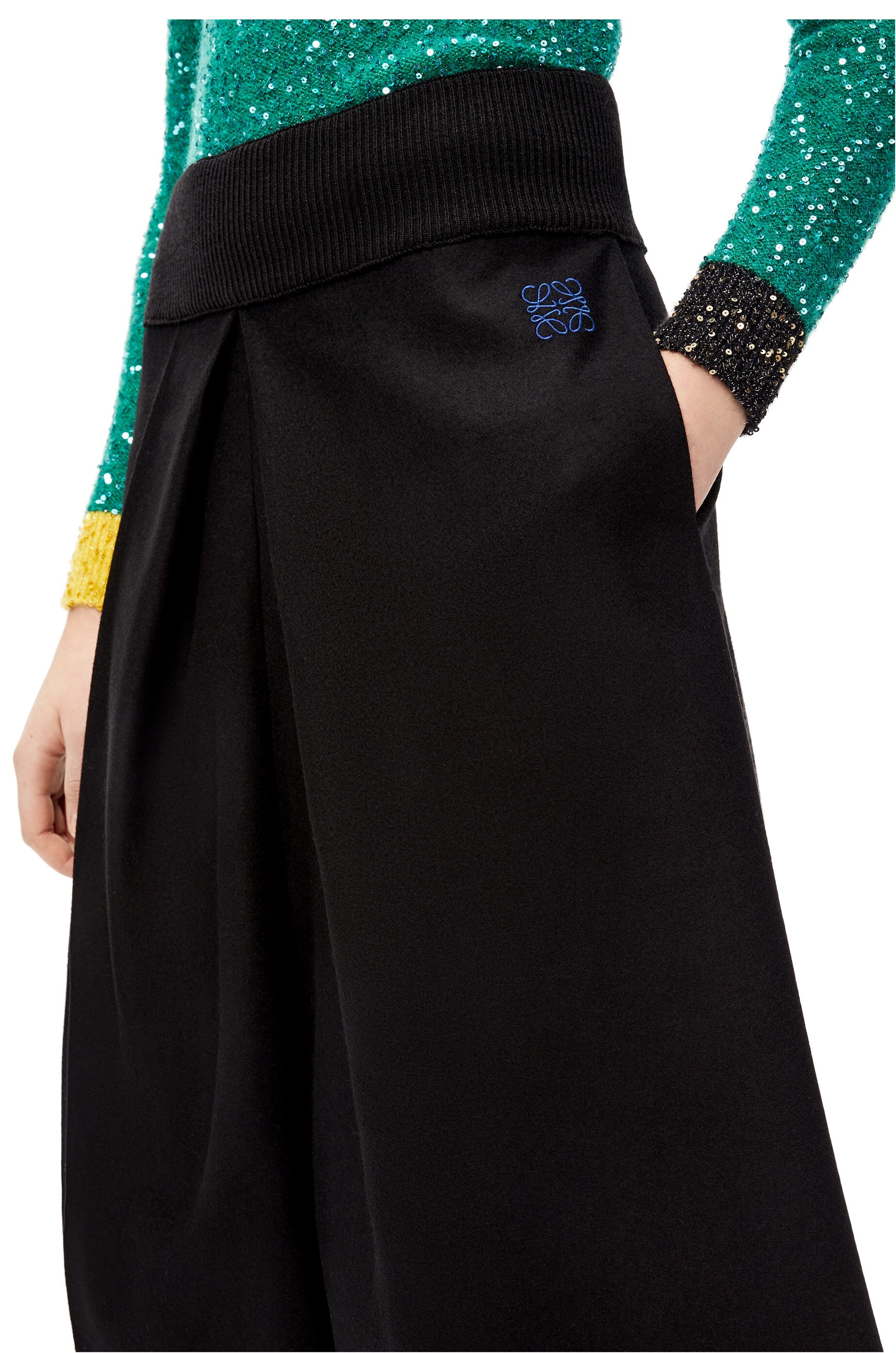 Balloon trousers in wool - 5