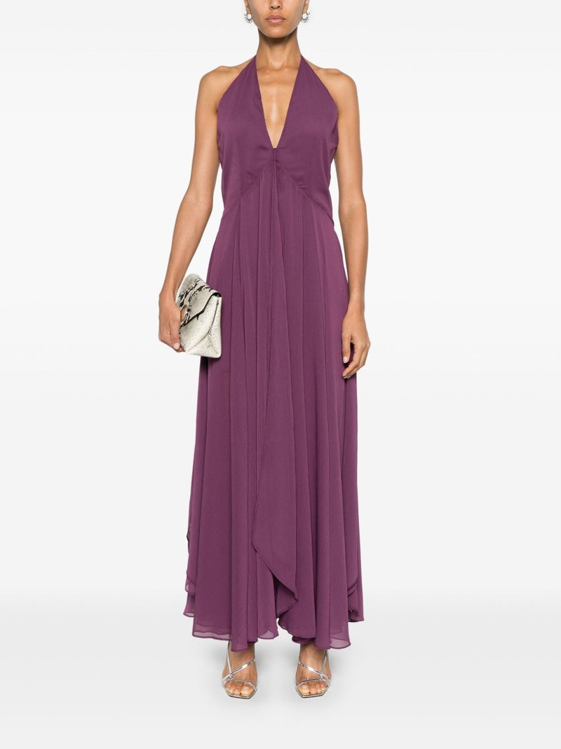 ROTATE chiffon halterneck dress outlook