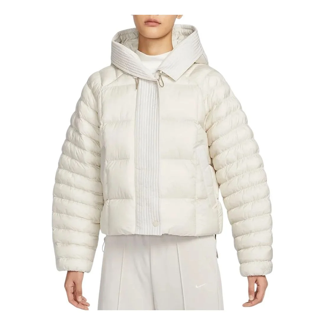 (WMNS) Nike Sportswear Essential Prima Puffer Jacket Asia Sizing 'Beige' FB8730-104 - 1