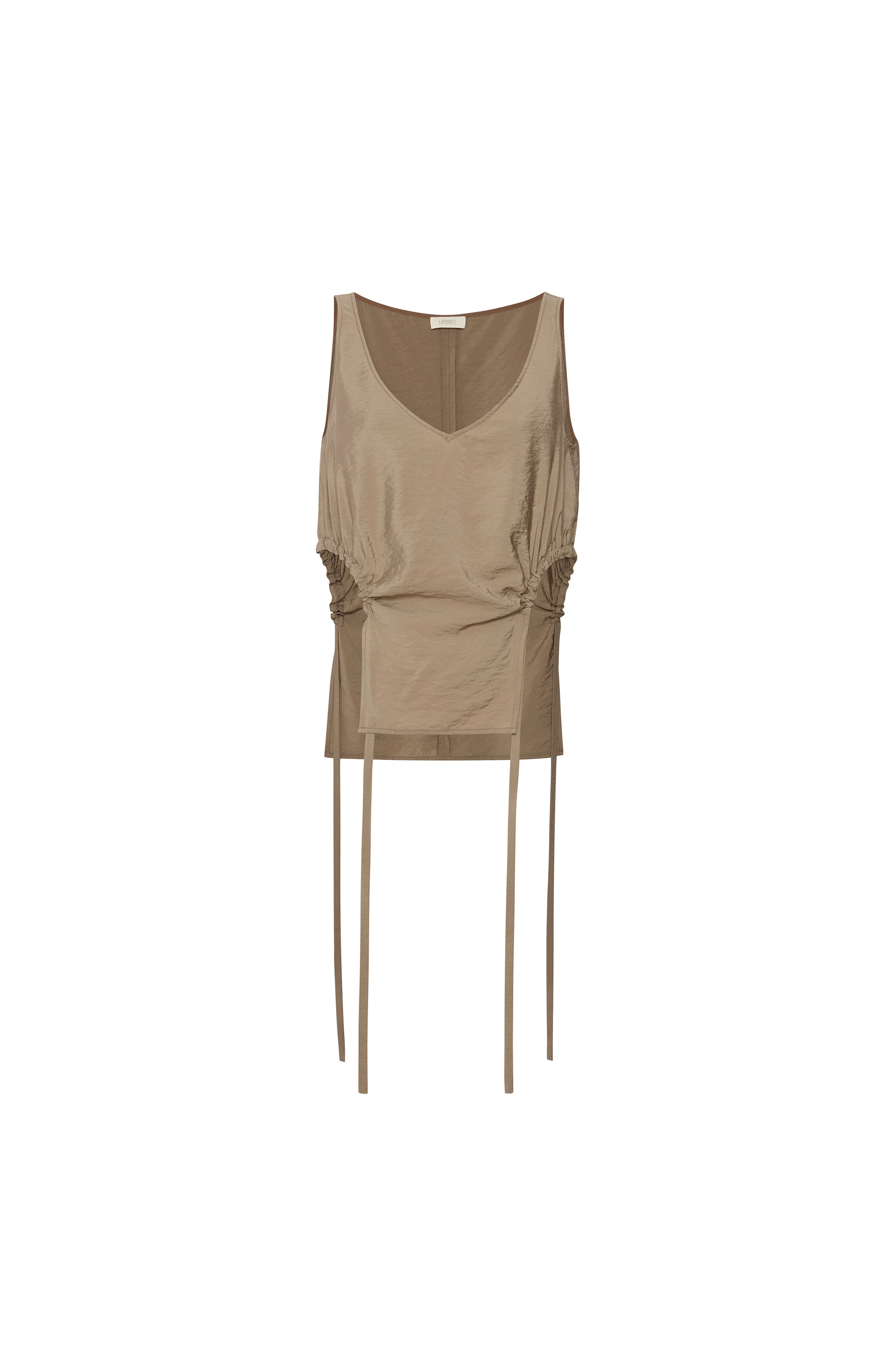 Crinkle Modal Drawcord Tank - 2
