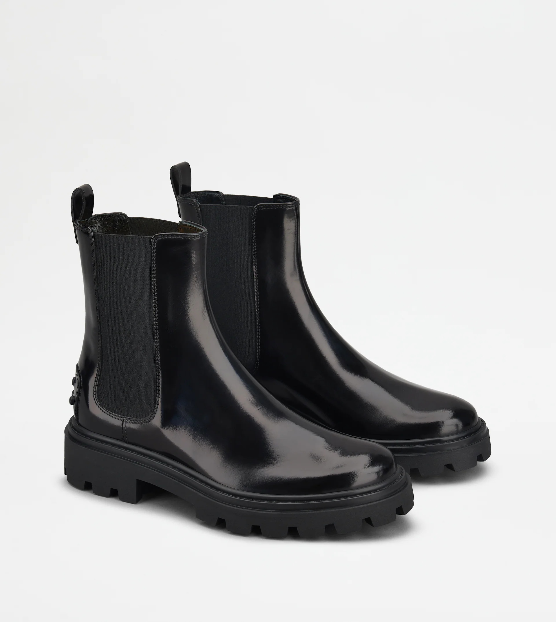 TOD'S CHELSEA BOOTS IN LEATHER - BLACK - 4