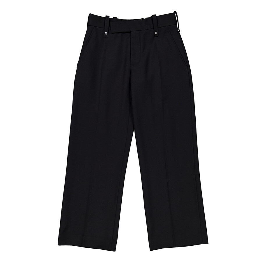 Burberry Straight Leg Wool Blend Trousers - 5