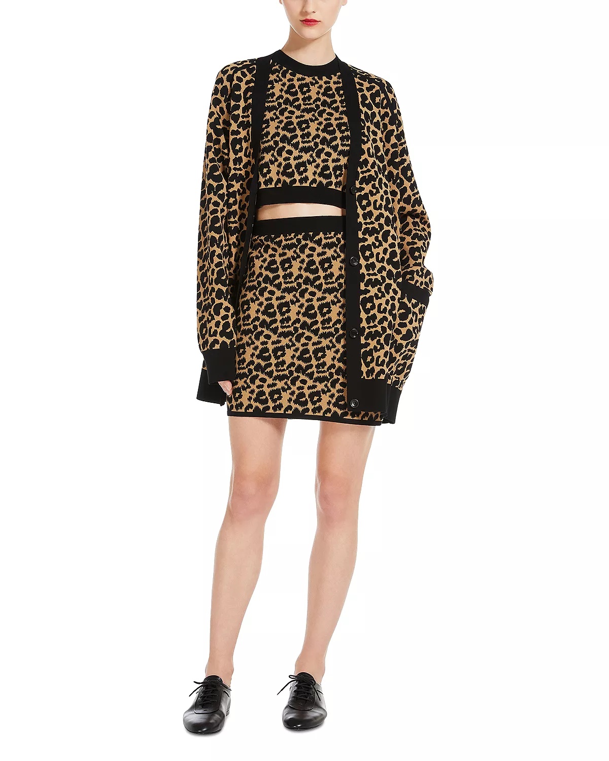 Domizia Fit Animal Print Skirt - 2