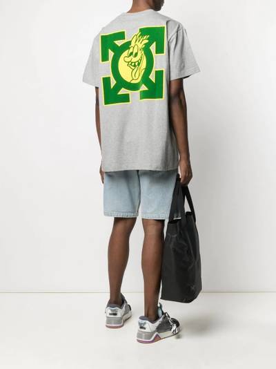 Off-White cartoon cross logo T-shirt outlook