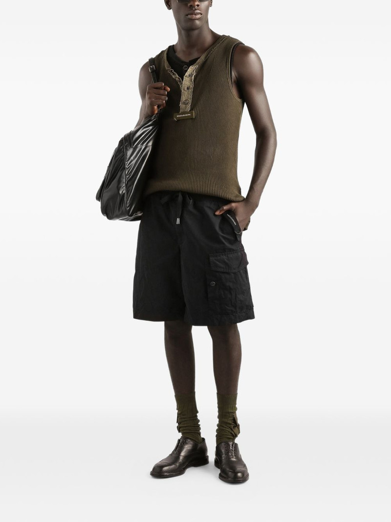 Dolce & Gabbana drawstring cargo shorts outlook