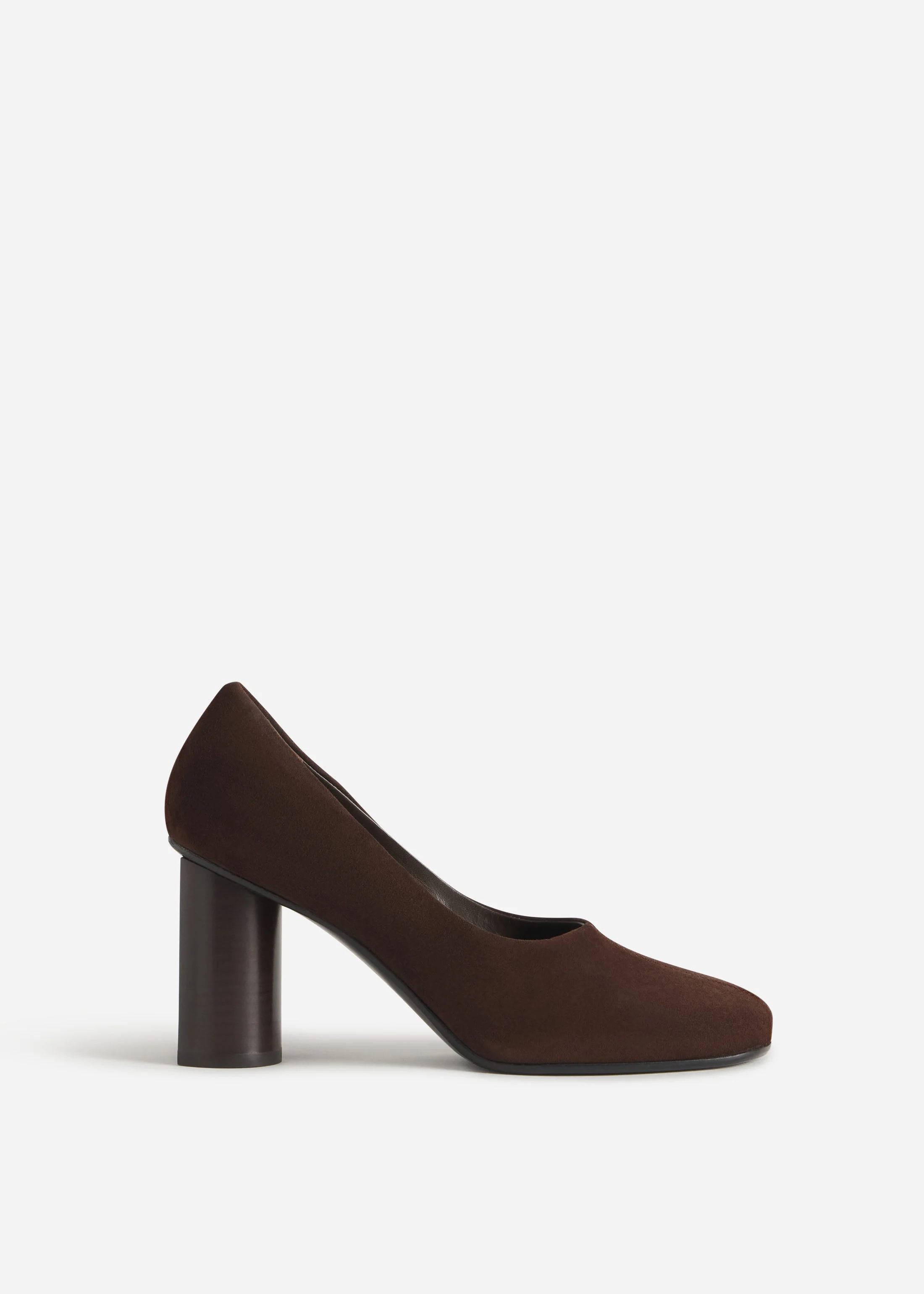 Block Heel in Stretch Leather - 1