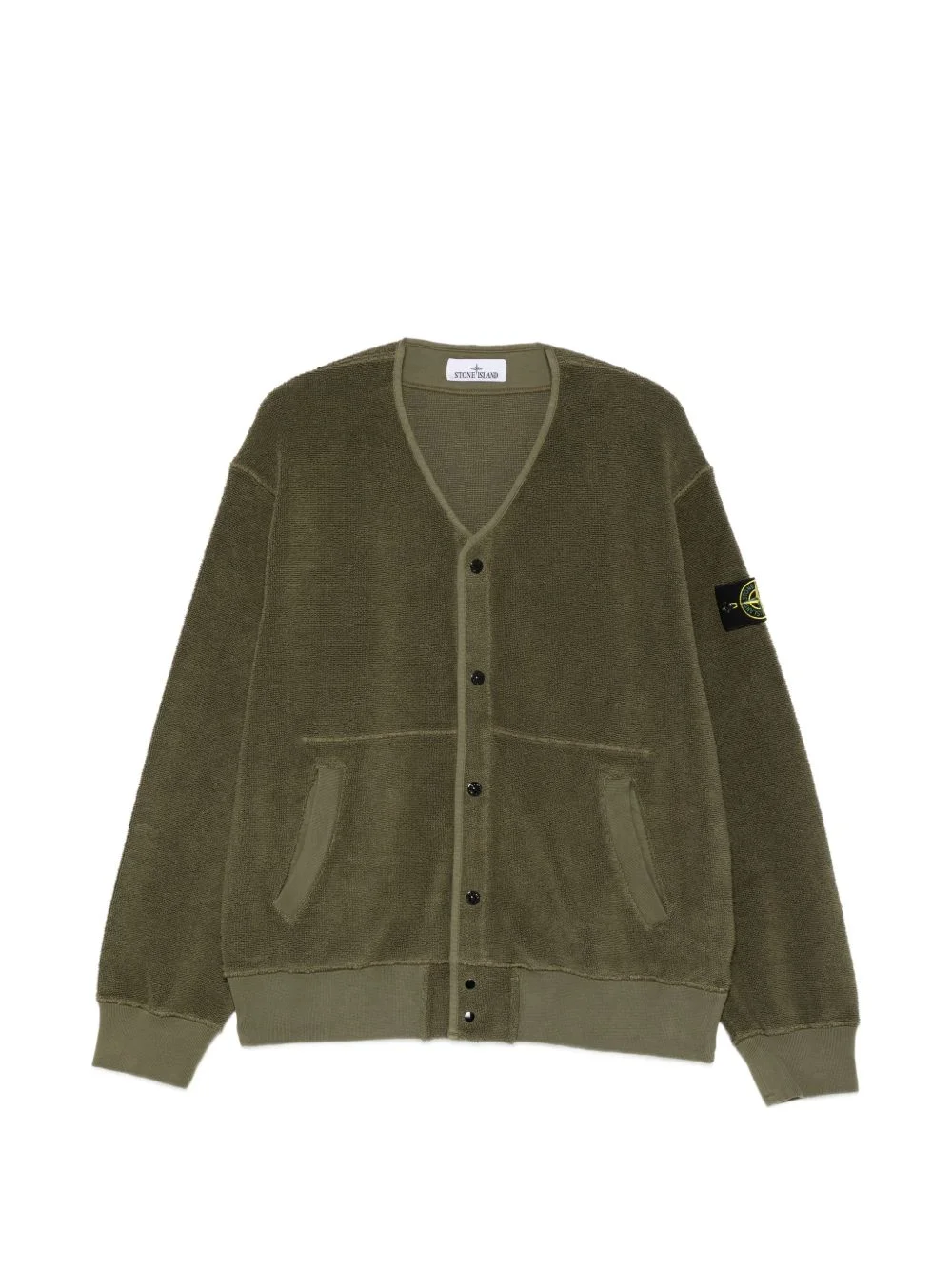 patch pocket cardigan - 1