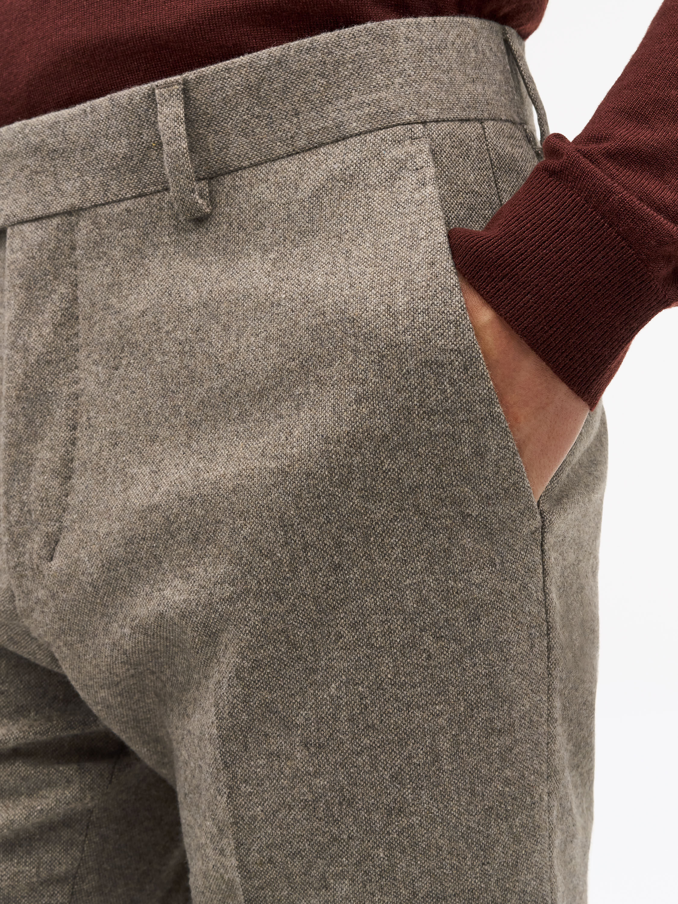 Tenuta Brushed Wool Trousers - 5