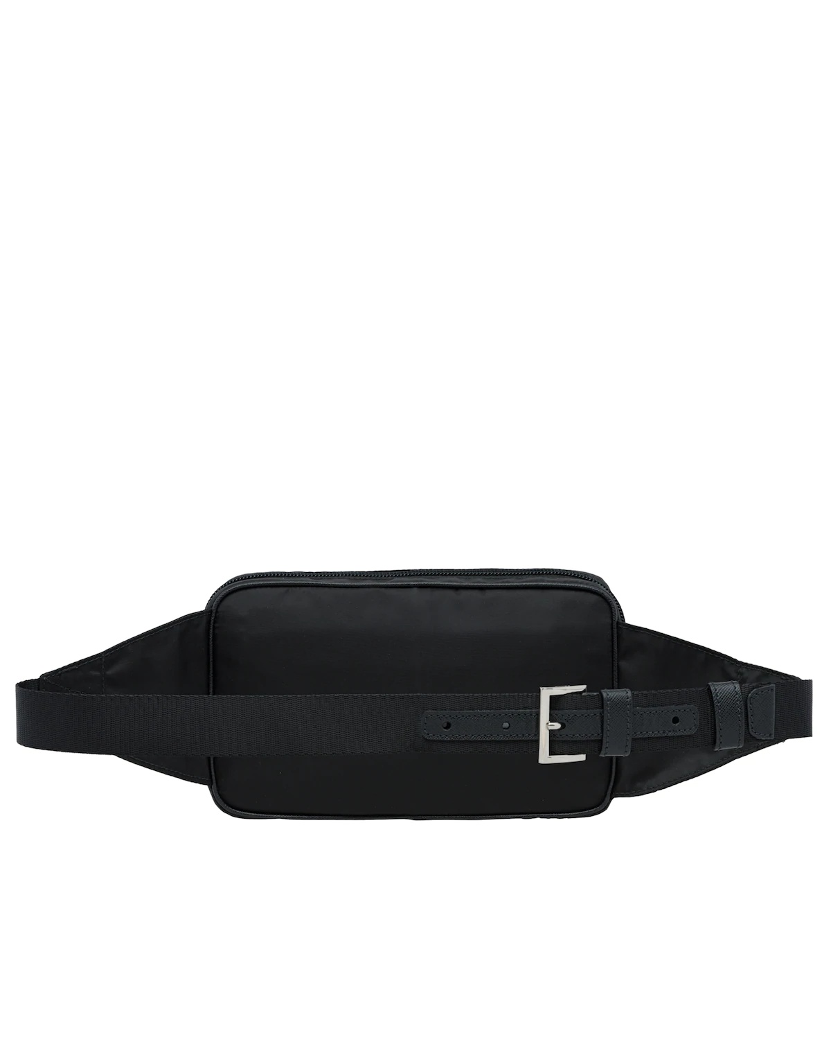 Nylon and leather belt bag - 4