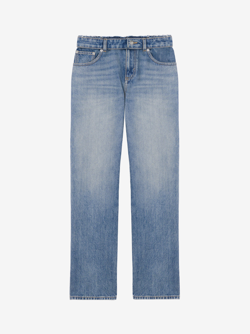 Alexander McQueen Deconstructed Waist Jeans outlook