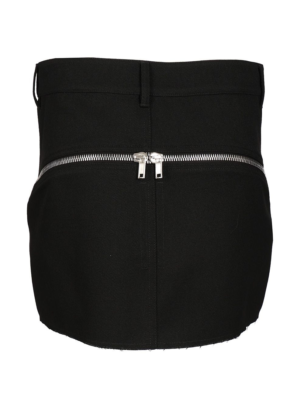 Bolan Banana Mini Skirt Drill Wool Skirts Black - 2