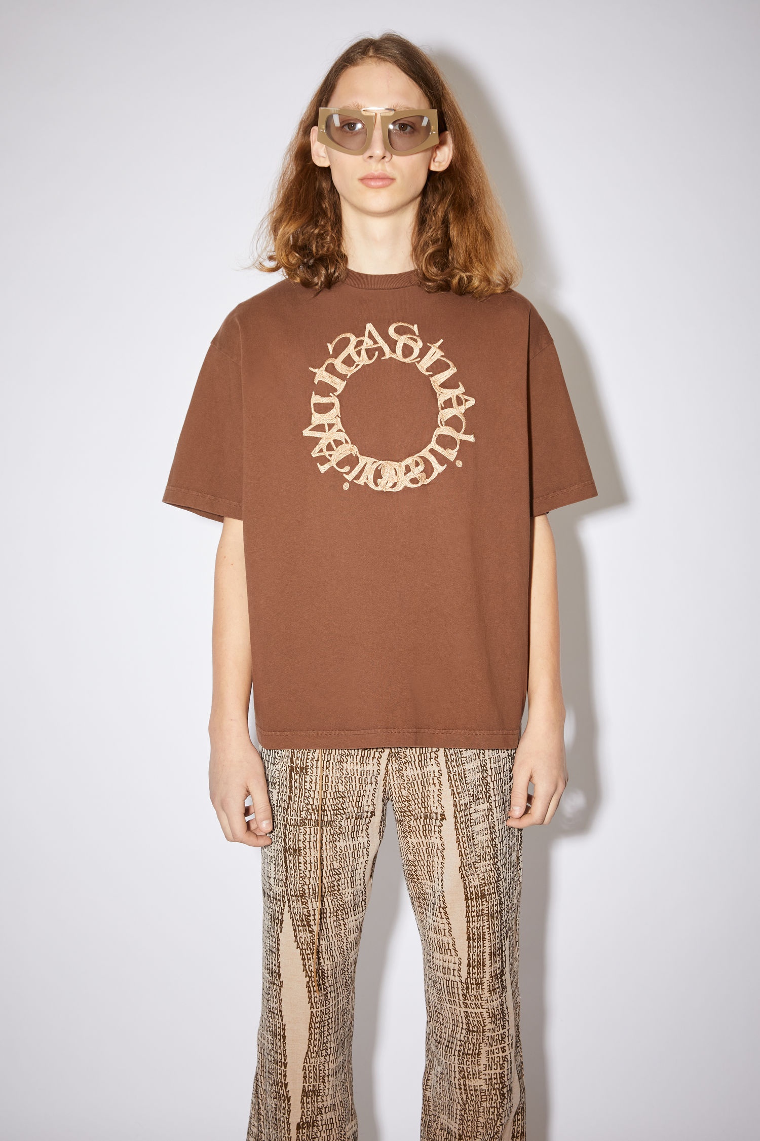 Cotton logo t-shirt - Chocolate brown - 2