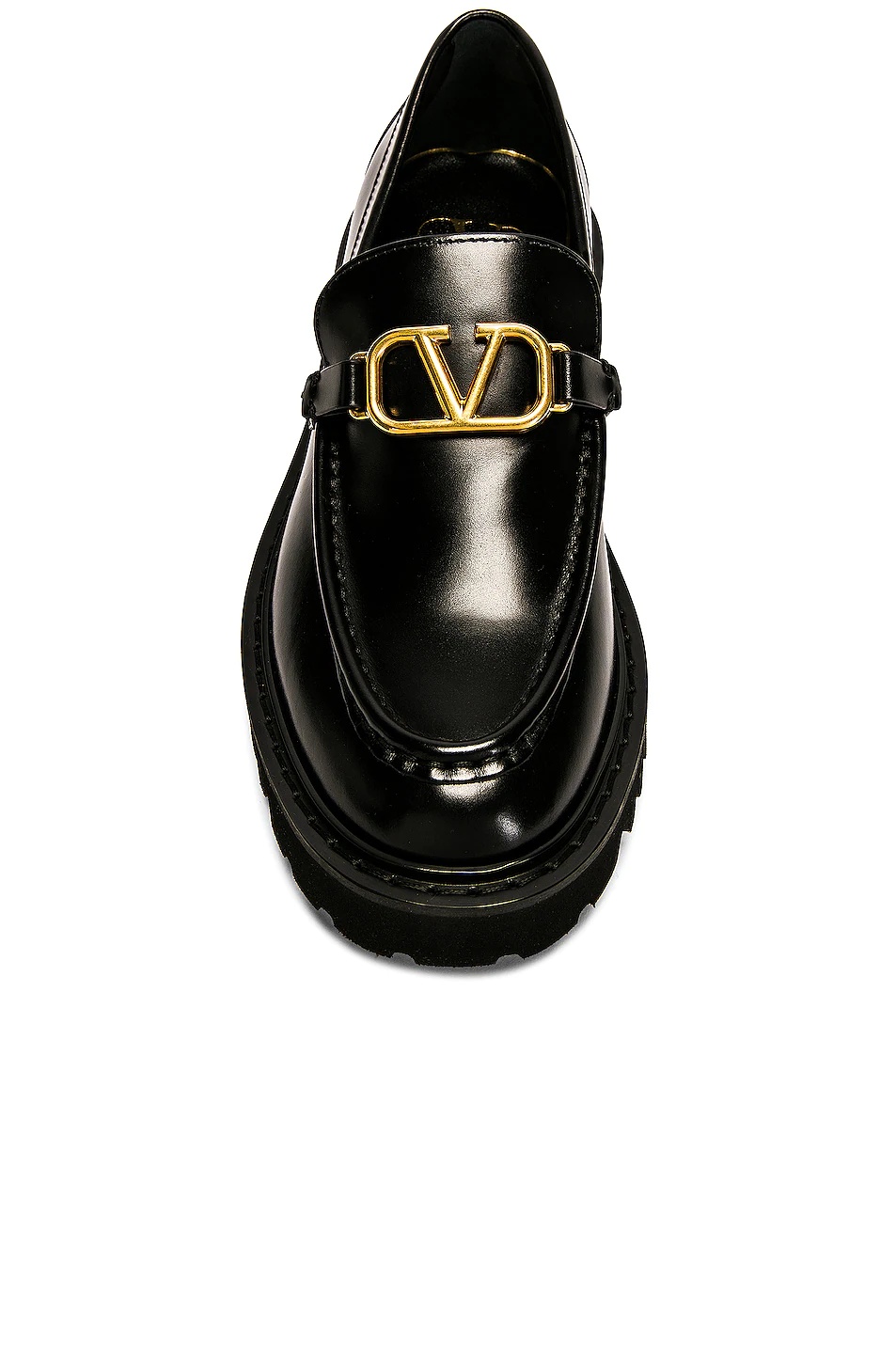 Signature V Logo Loafers - 4