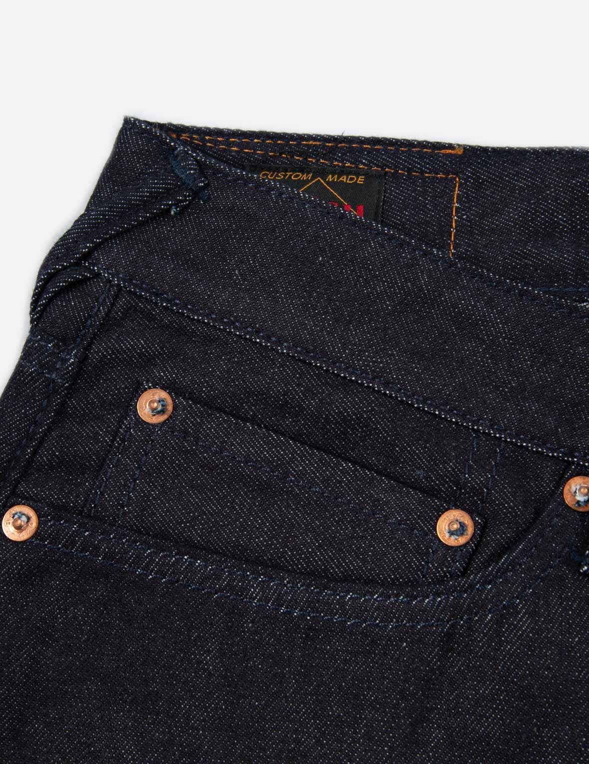 BRAND MOTTO AND SEAGULL PRINT SLIM-FIT JEANS #2010 - 7