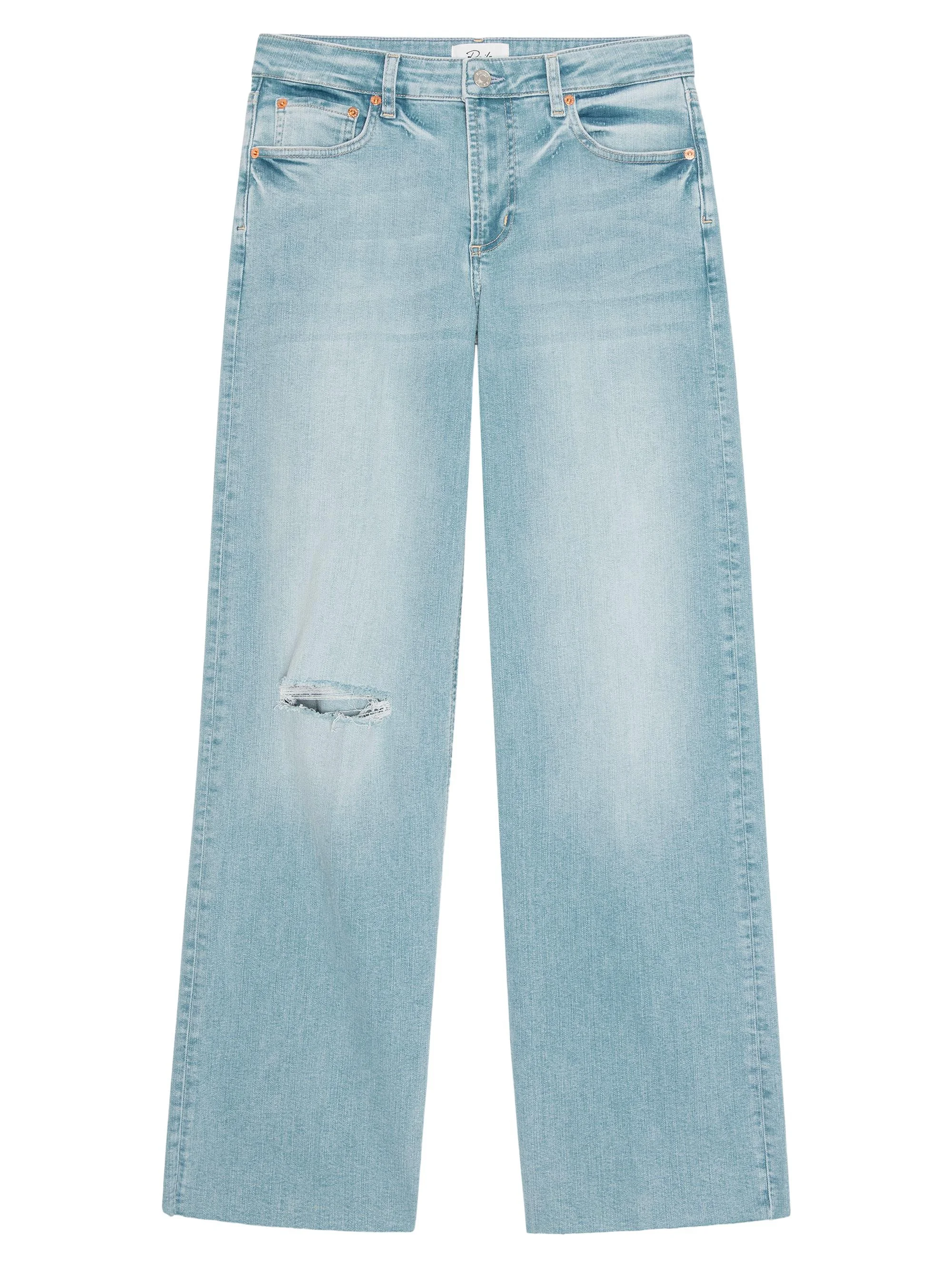 Women's Getty Low-Rise Wide-Leg Jeans - Wave Rider - 1