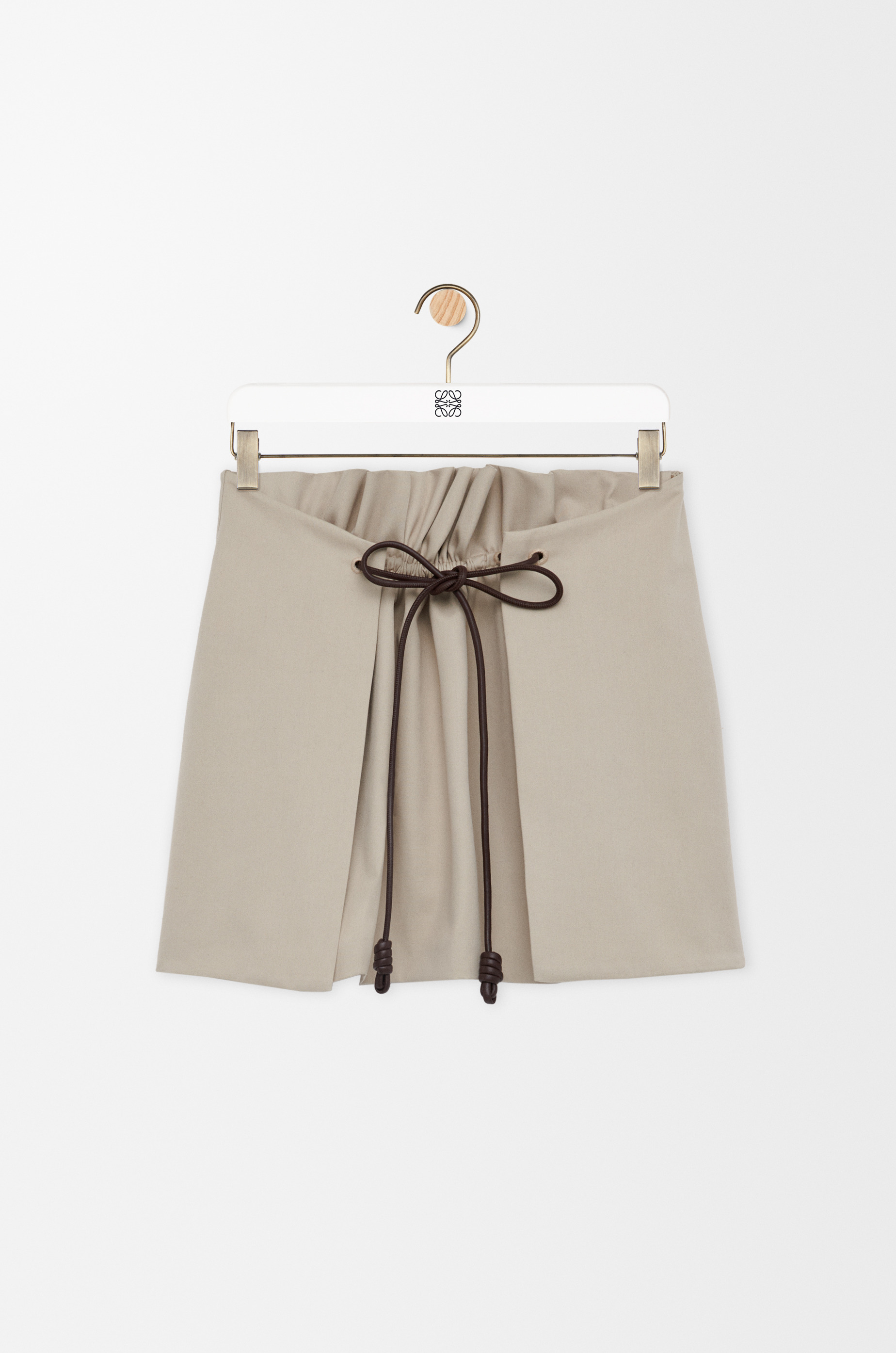 Mini skirt in cotton and silk - 1