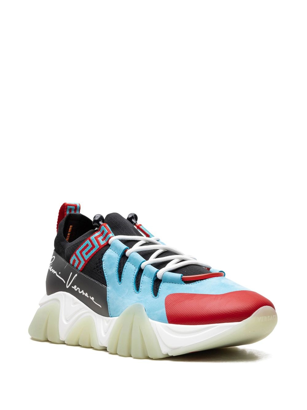 Squalo "Light Blue/Red" sneakers - 2