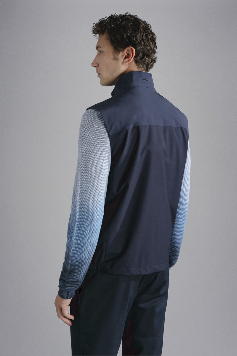 WOOL AND SILK GILET 3