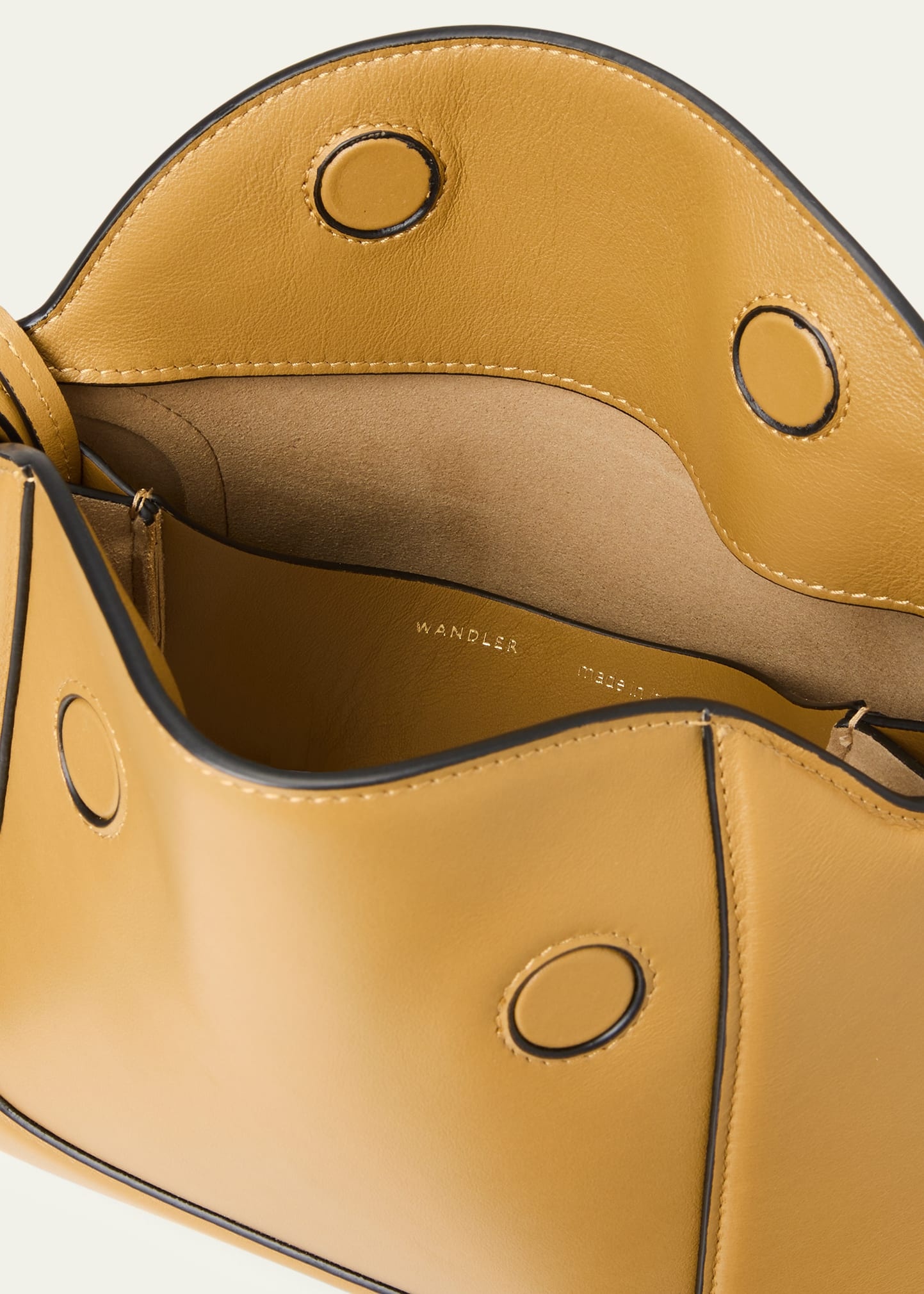 Penelope Fold-Over Flap Leather Shoulder Bag - 4