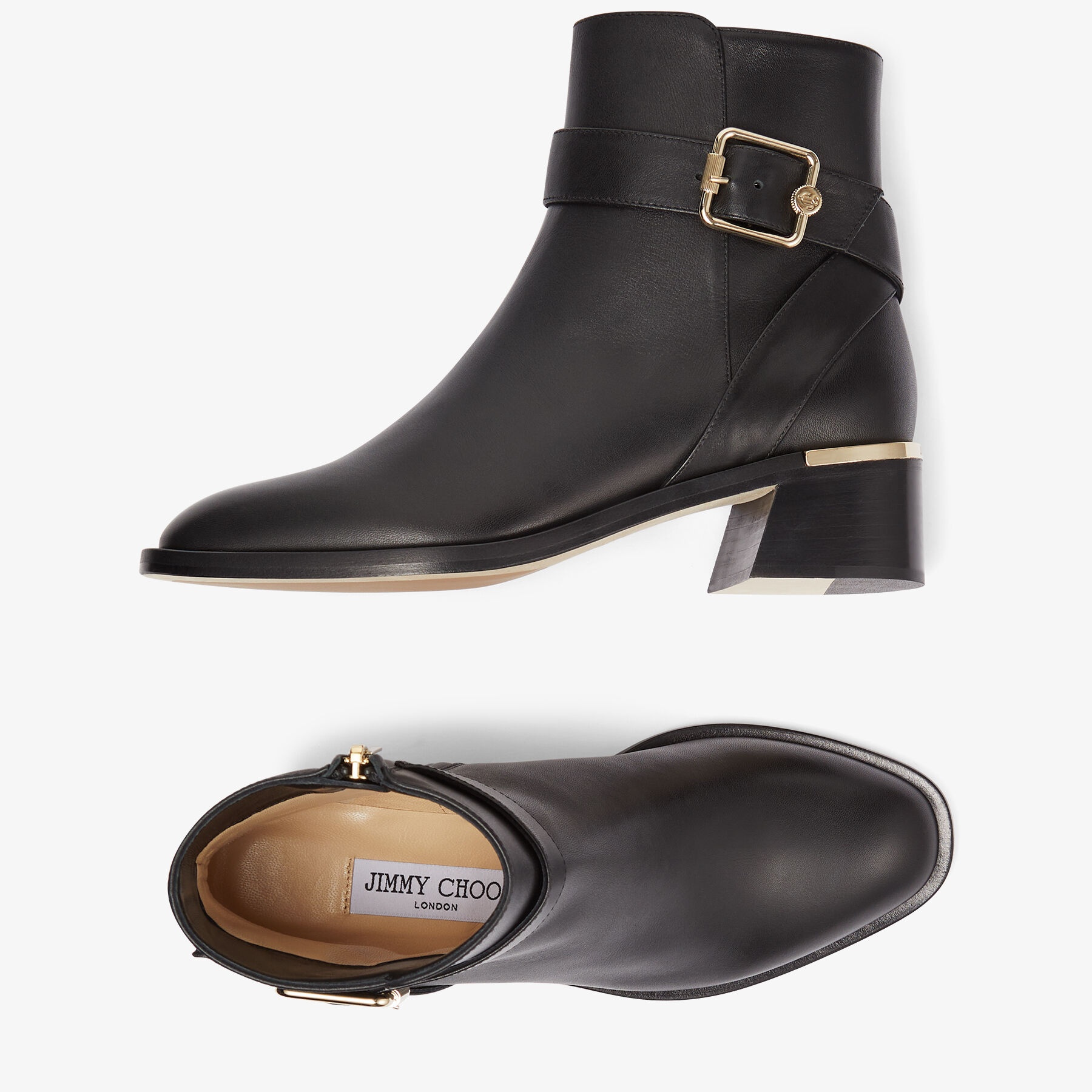 Clarice 45
Black Smooth Leather Ankle Boots - 4