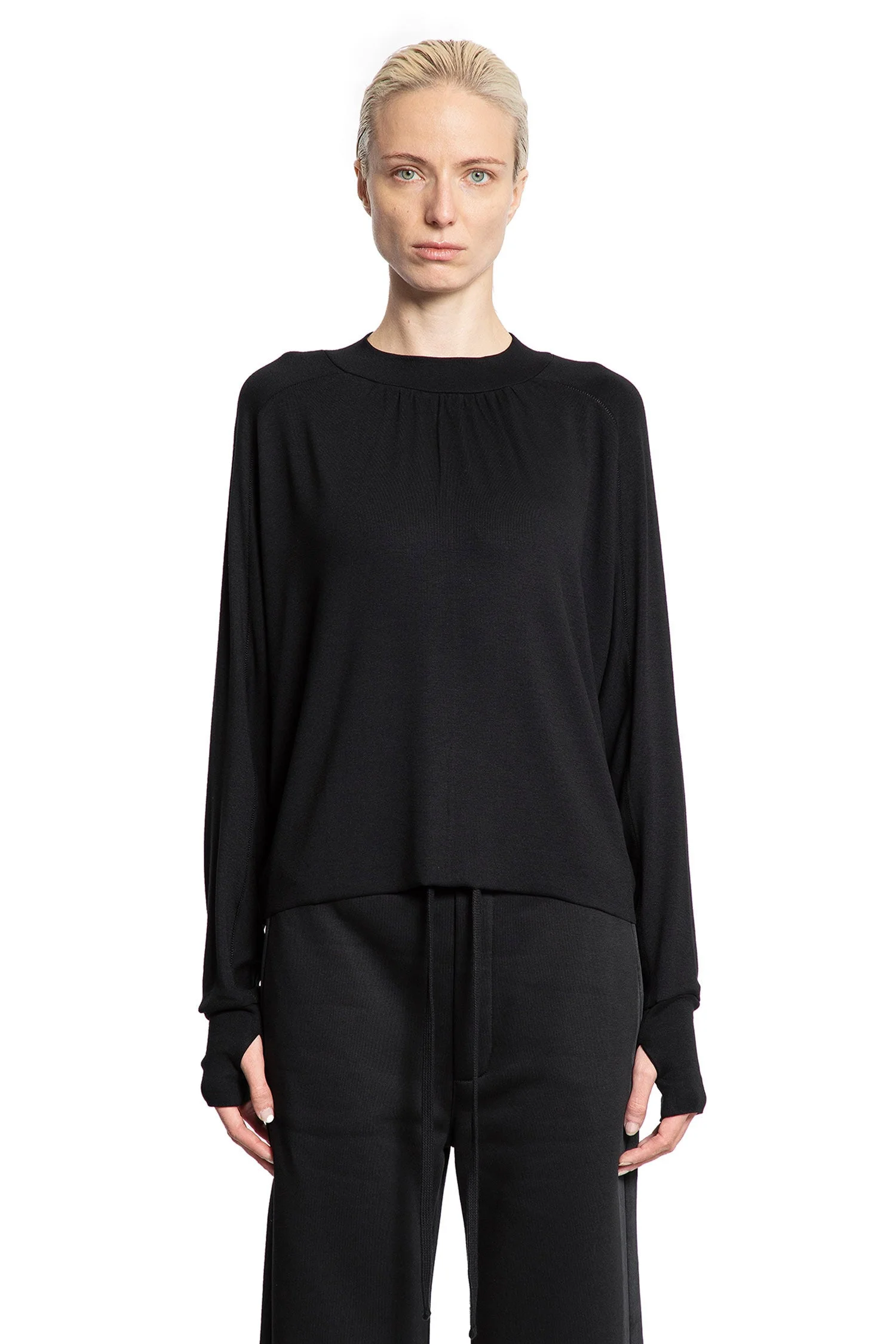 Stretch-Nylon-Jersey-Long-Sleeve-Top - 1