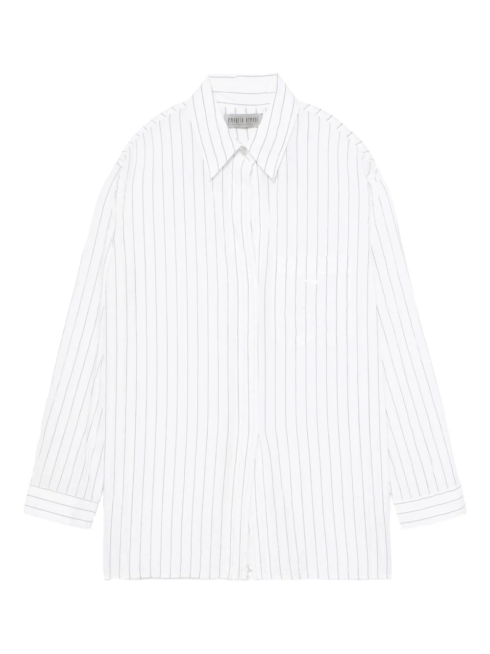 x Emporio Armani Grazia striped shirt - 1