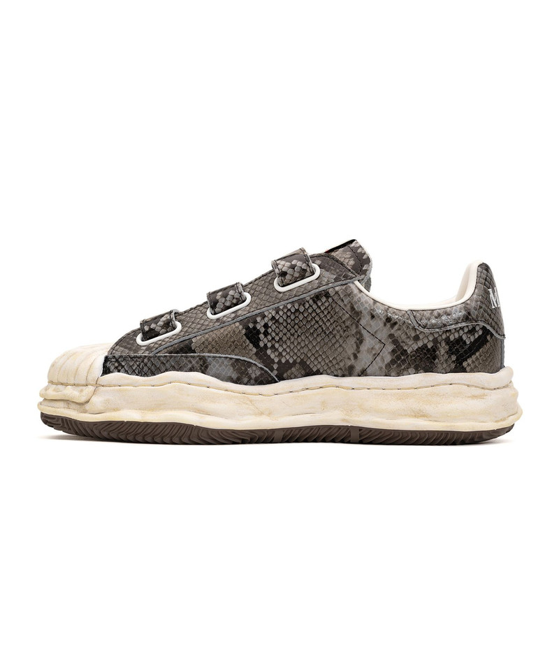 "BLAKEY" OG Sole Python Printed Leather Low-top Sneaker 7