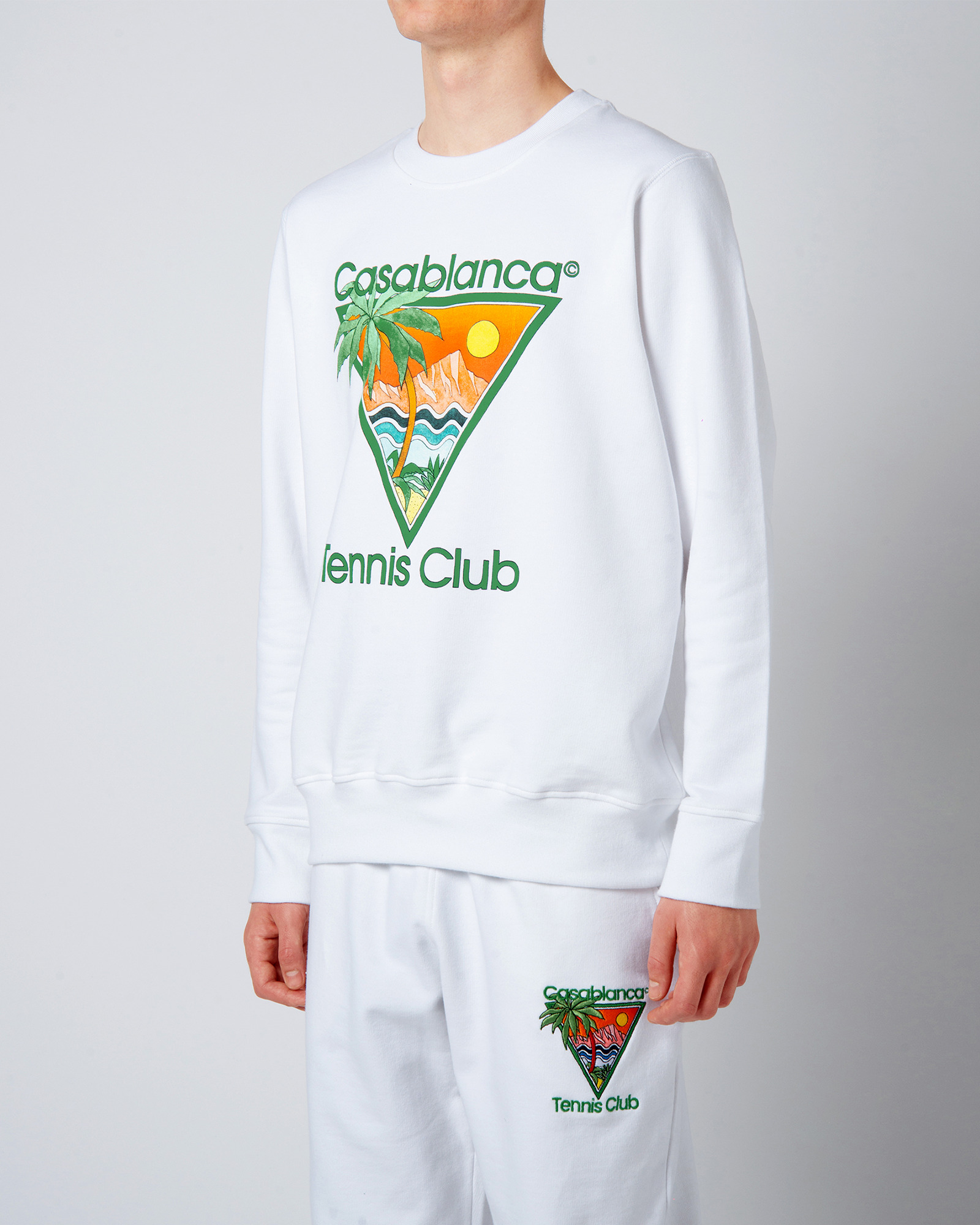 White Tennis Club Icon Sweatshirt - 4