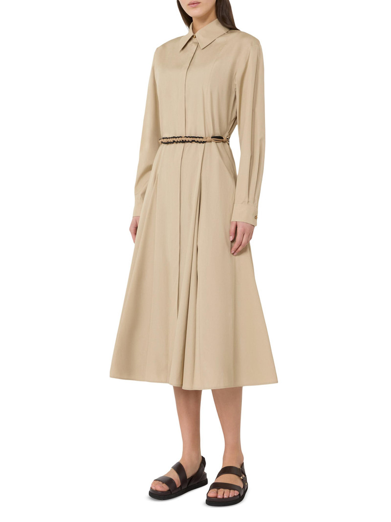Women's Long Poplin Shirt Dress - Colonial 3