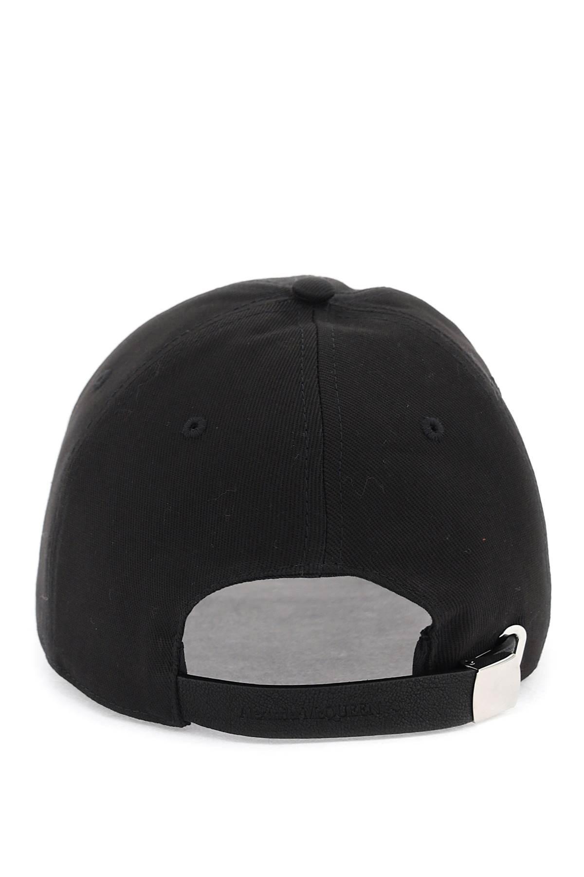 ALEXANDER MCQUEEN BASEBALL CAP WITH EMBROIDERED LOGO - 3