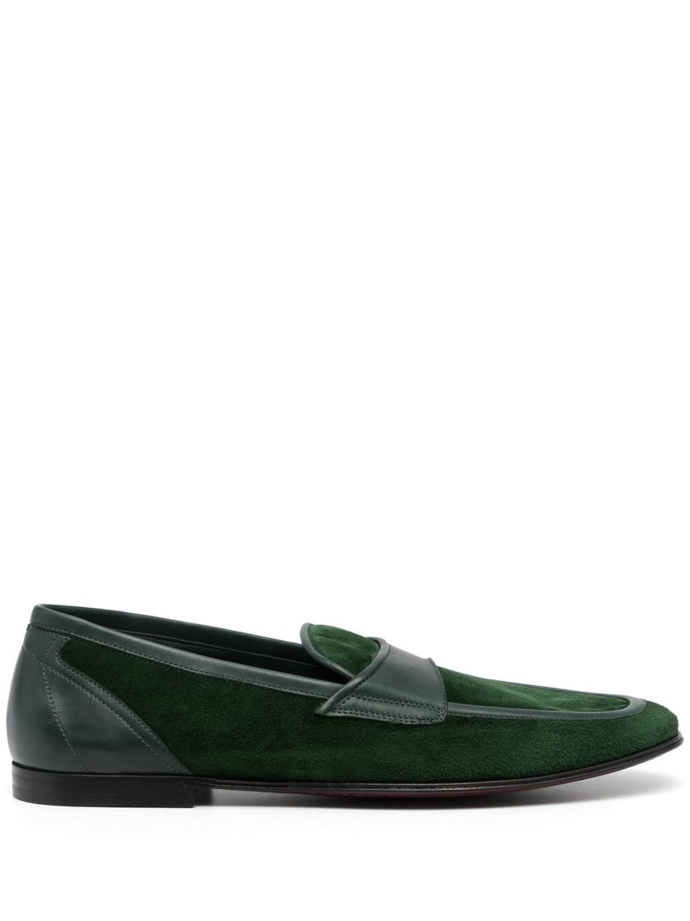 slip-on leather loafers - 1