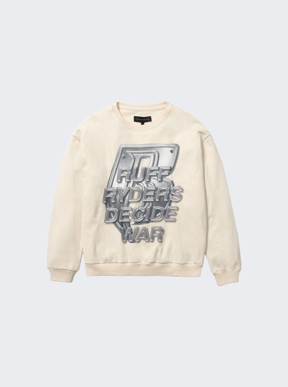 Ruff Ryders Crewneck Sweatshirt Ivory - 1