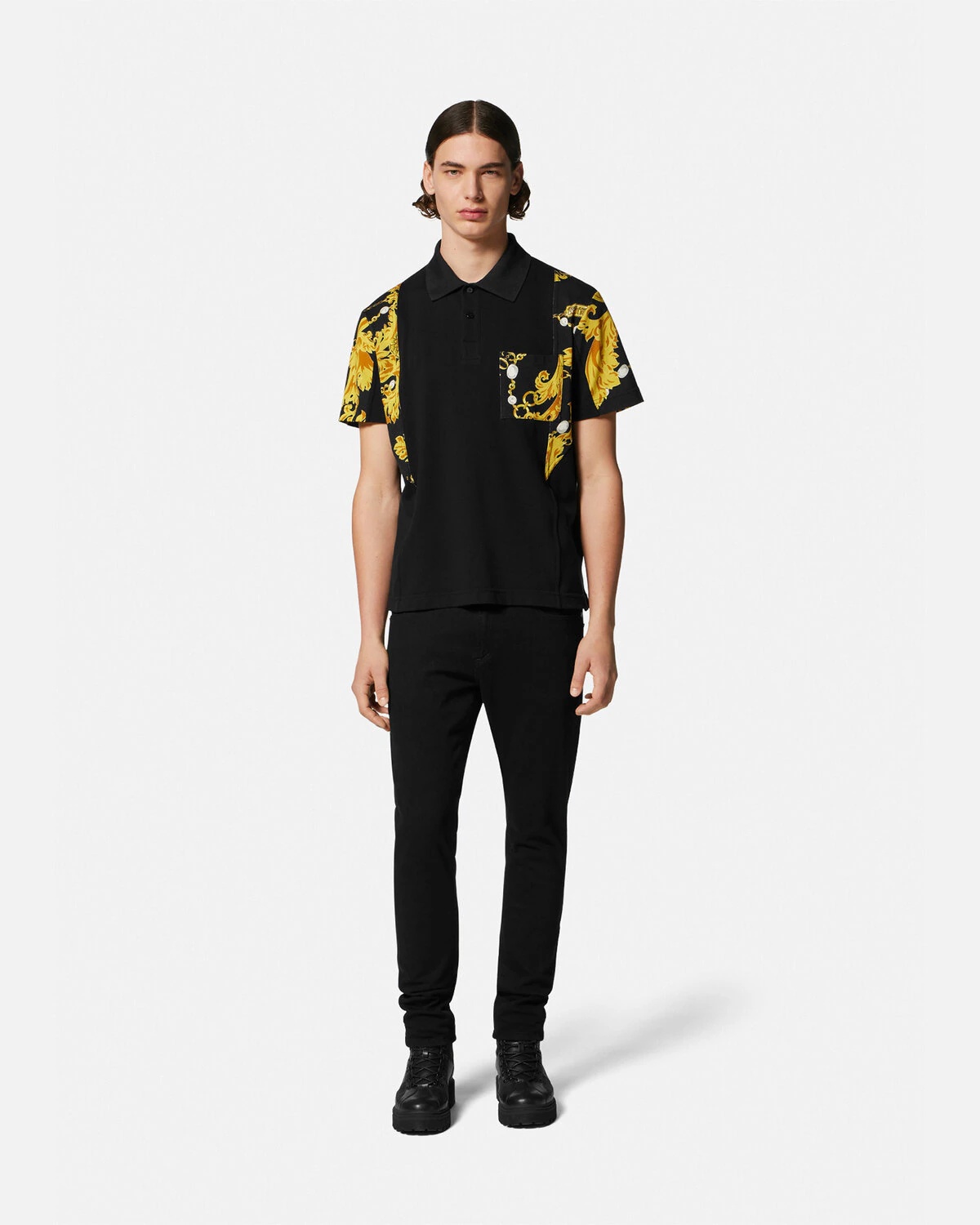 Chain Couture Polo Shirt - 2