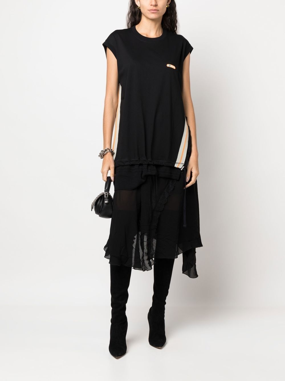 asymmetric sleeveless dress - 2